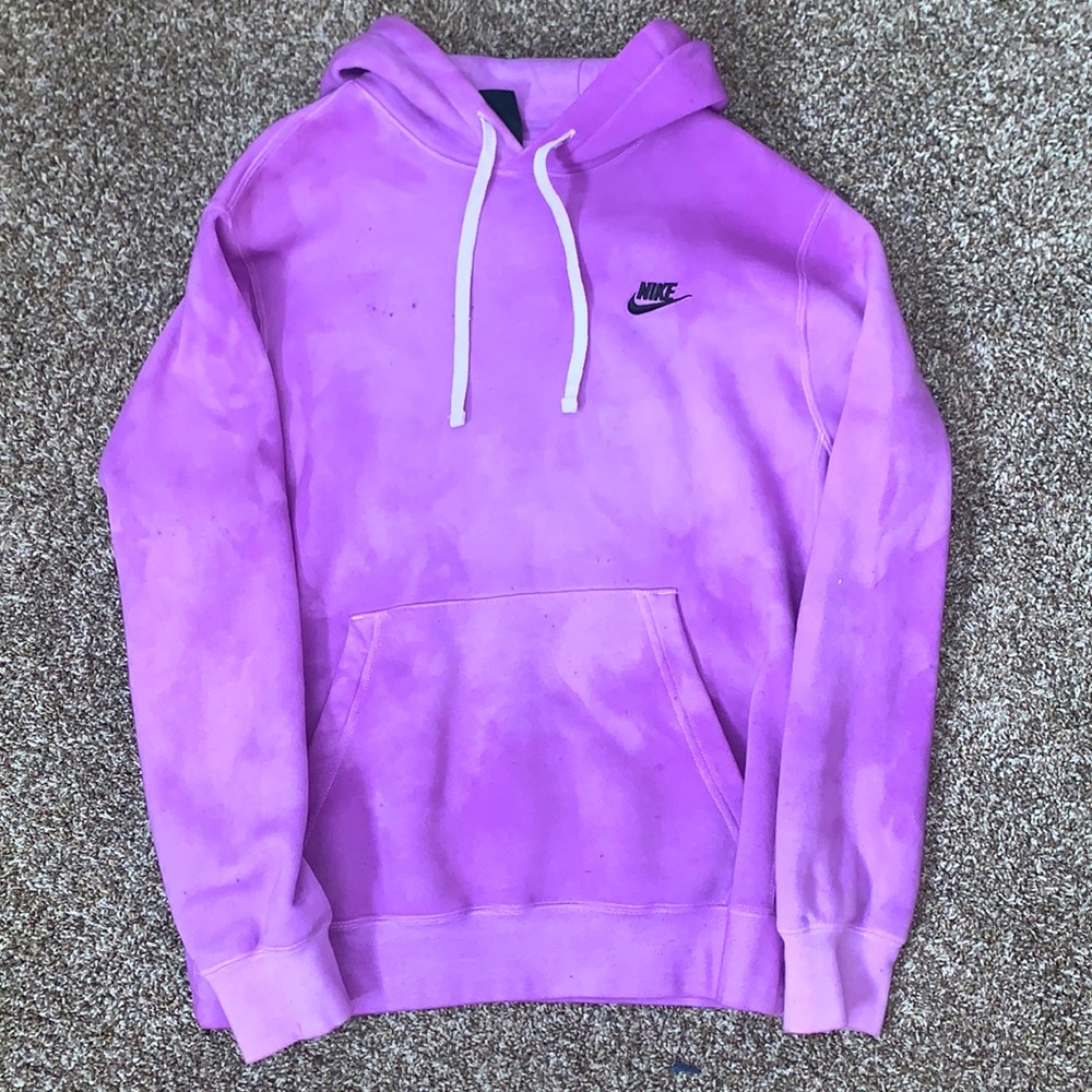 dyed nike hoodie